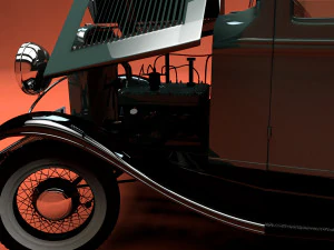 f model b pickup 1932 3D Model