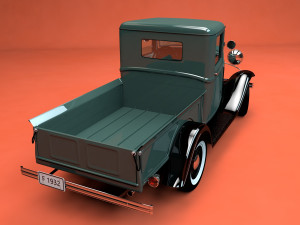 f model b pickup 1932 Modelo 3D