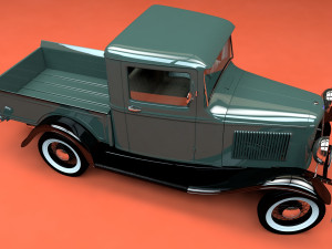 f model b pickup 1932 Modelo 3D