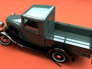 f model b pickup 1932 Modelo 3D