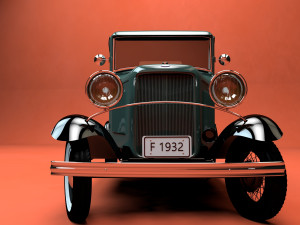 f model b pickup 1932 Modelo 3D