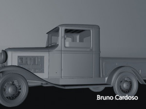 f model b pickup 1932 Modelo 3D
