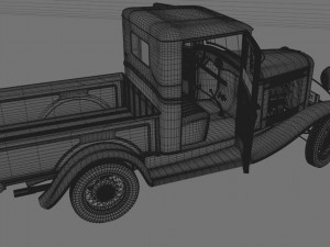 f model b pickup 1932 Modelo 3D