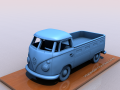 volkswagen single cabine type 1 - 1962 3D 프린트 모델