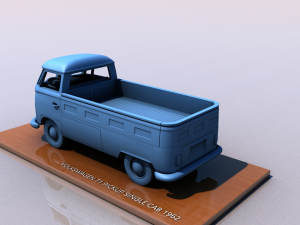 volkswagen single cabine type 1 - 1962 Modello di stampa 3D