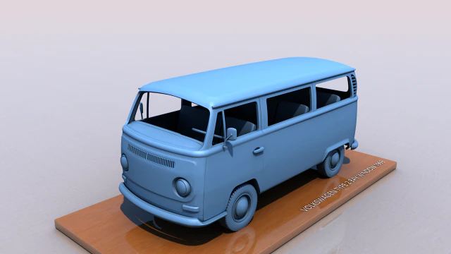 volkswagen bay window type 2 1969 3D Print Model .c4d .max .obj .3ds .fbx .stl .blend 