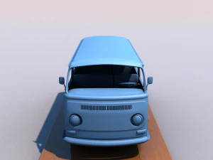 volkswagen bay window type 2 1969 3D Print Model