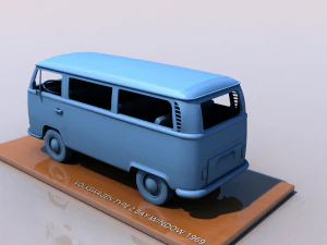 volkswagen bay window type 2 1969 3D Print Model