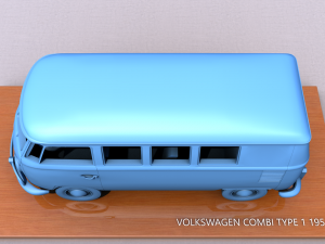 volkswagen combi type 1 - 1951 Modelo de Impressão 3D