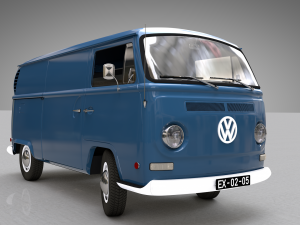 volkswagen transporter type 2 - 1972 Model 3D