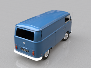 volkswagen transporter type 2 - 1972 Model 3D