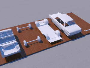 Лотос Кортина Мк1 1963 г. 3D Модель