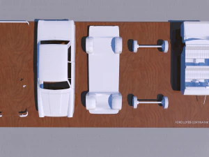 Лотос Кортина Мк1 1963 г. 3D Модель