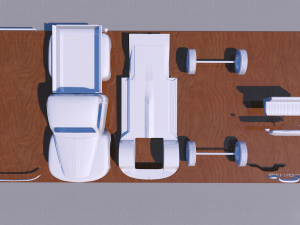 f f-1 pickup - 1948 3D-printmodel