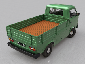 volkswagen transporter t3 pickup - 1979 Modèle 3D