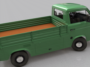 volkswagen transporter t3 pickup - 1979 Modèle 3D
