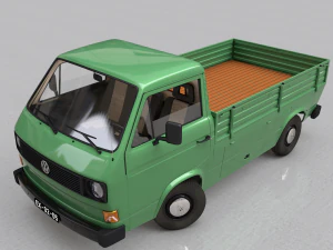 pack volkswagen t3 transporter - 1978 3D Model