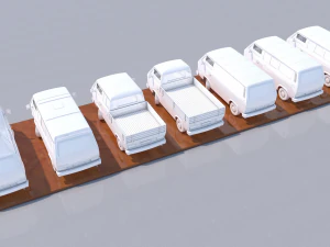 pack volkswagen t3 transporter - 1978 3D Print Model