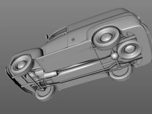caminh&atilde;o de painel for-d f-1 1948 Modelo 3D