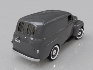 caminh&atilde;o de painel for-d f-1 1948 Modelo 3D