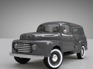 caminh&atilde;o de painel for-d f-1 1948 Modelo 3D