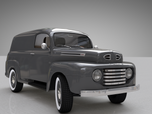 for-d f-1 panel truck 1948 Model 3D