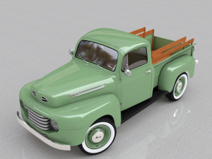 for-d f-1 pickup - 1948 3D Model