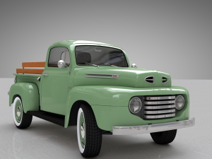 for-d f-1 pickup - 1948 3D Model