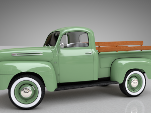 for-d f-1 pickup - 1948 3D Model