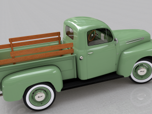 for-d f-1 pickup - 1948 3D Model