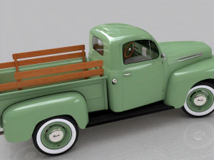 for-d f-1 pickup - 1948 3D Model