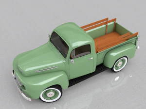 for-d f-1 pickup - 1948 3D Model