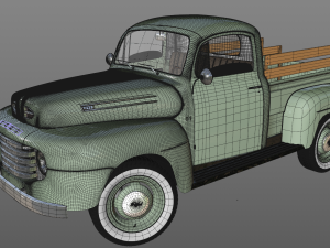 for-d f-1 pickup - 1948 3D Model