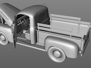 for-d f-1 pickup - 1948 3D Model