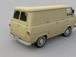 for d econoline e100 van - 1962 Modèle 3D