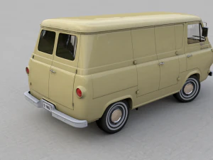 for d econoline e100 van - 1962 3D Model
