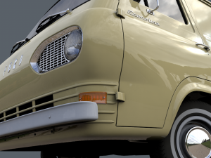 for d econoline e100 van - 1962 Modèle 3D