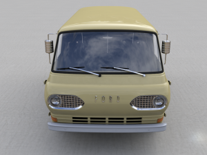 for d econoline e100 van - 1962 Modèle 3D