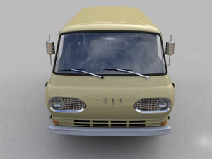 for d econoline e100 van - 1962 3D Model