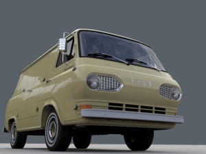 for d econoline e100 van - 1962 Modèle 3D