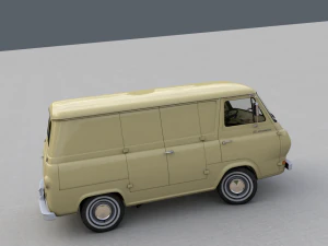 for d econoline e100 van - 1962 3D Model