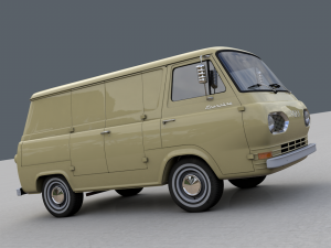 for d econoline e100 van - 1962 Modèle 3D