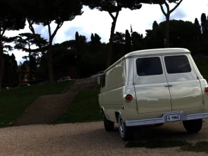 for d econoline e100 van - 1962 3D Model