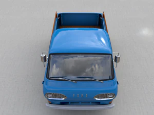 for d econoline e100 pickup 1962 3D Model
