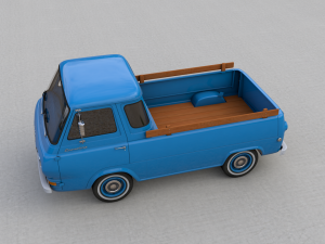 for d econoline e100 pickup 1962 Model 3D