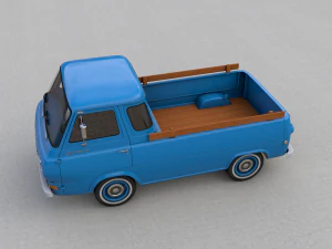 for d econoline e100 pickup 1962 3D Model