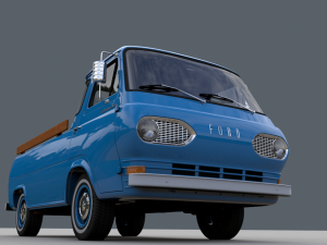 for d econoline e100 pickup 1962 Model 3D