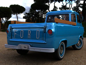 for d econoline e100 pickup 1962 3D Model