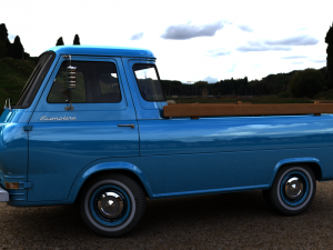 for d econoline e100 pickup 1962 Model 3D
