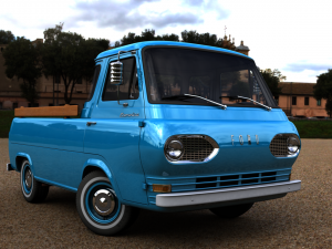 for d econoline e100 pickup 1962 Model 3D